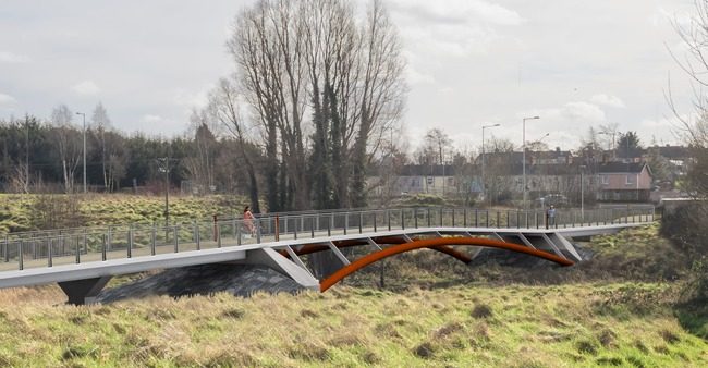 Sod Turned for New Pedestrian Bridge and Cycleway in Navan