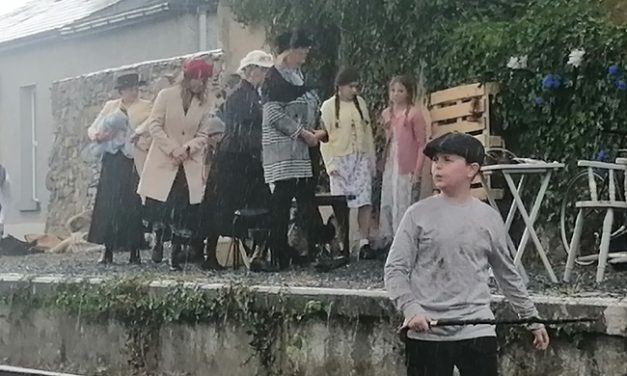 The Show Must Go on at Wilkinstown Railway Station