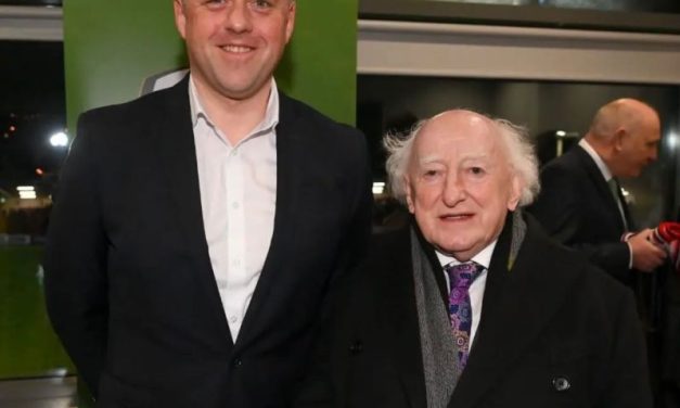 Thank you President Higgins Says Byrne
