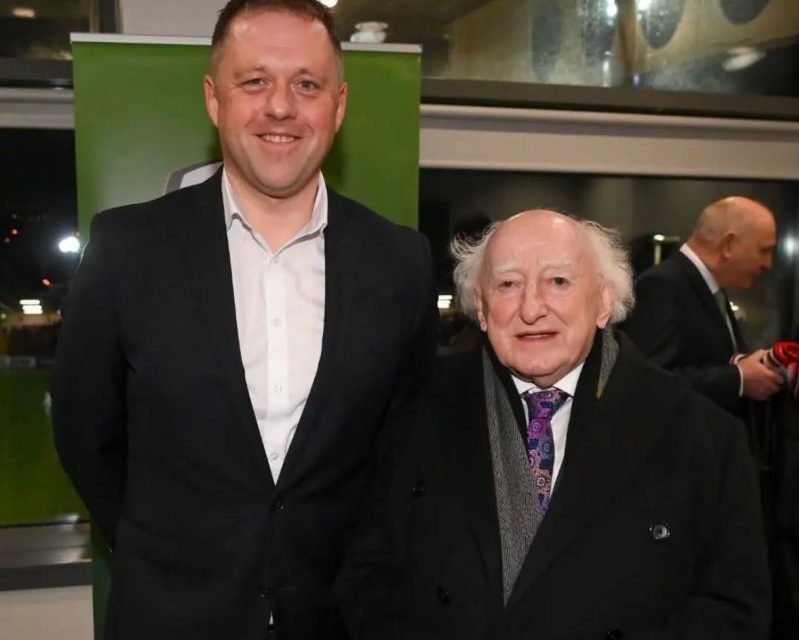 Thank you President Higgins Says Byrne