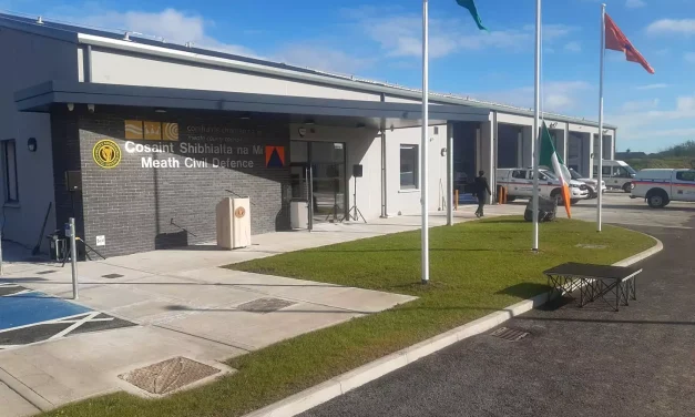Update on Fire at Meath Civil Defence And McQuaid’s Pharmacy Oldcastle