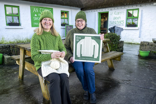 AN Post Launch New Aran Jumper Stamps