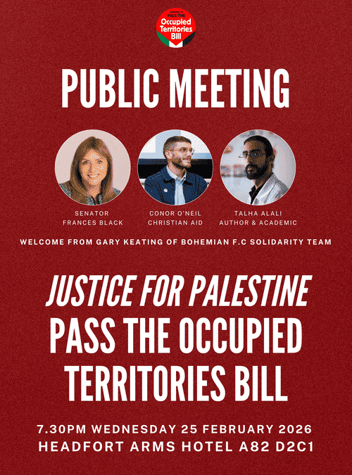 Public Meeting on The Campaign to Pass the Occupied Territories Bill