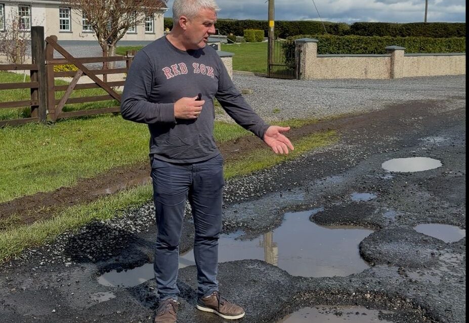 Road users hit breaking point as the pothole pandemic in North Meath worsens 