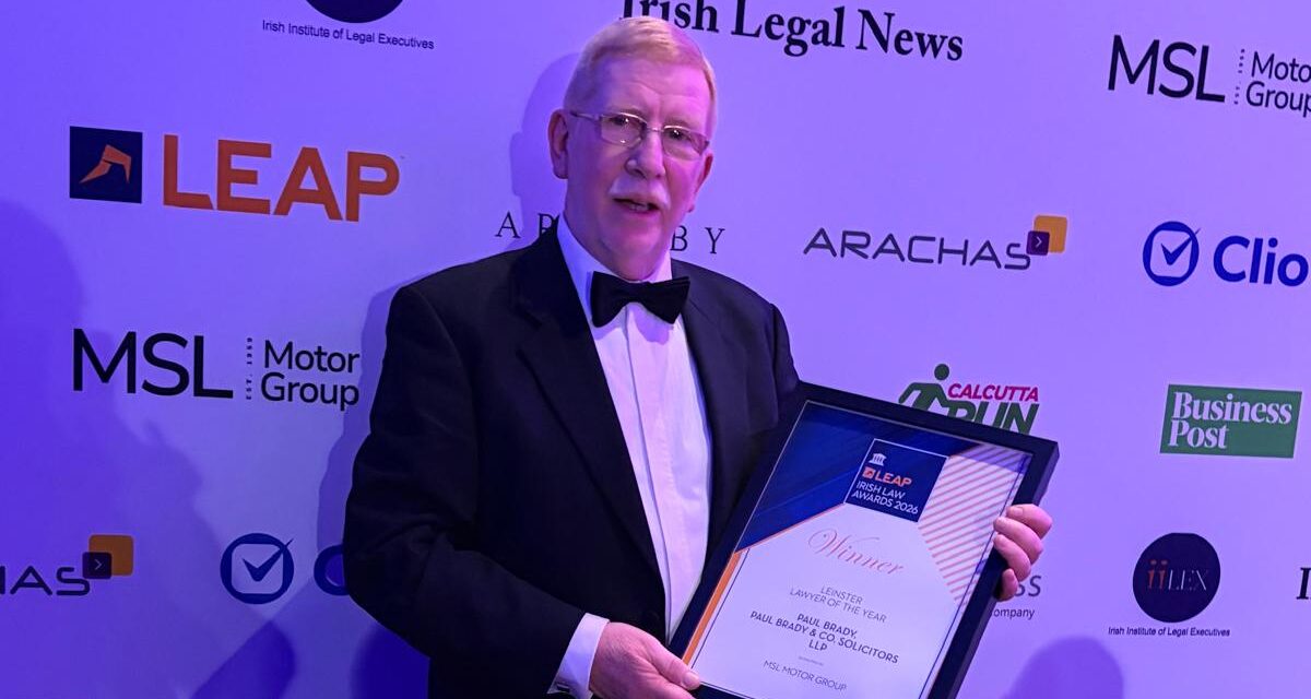 Navan Solicitor honoured as Leinster Lawyer of the Year 2026