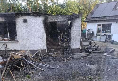 Ashbourne Family Home Destroyed In Fire