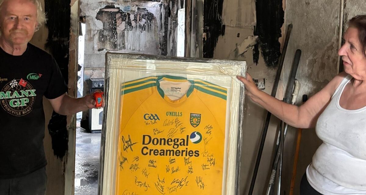 Donegal Signed Jersey Survives Devastating House Fire Near Ashbourne