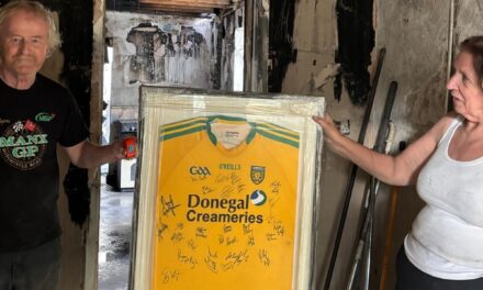 Donegal Signed Jersey Survives Devastating House Fire Near Ashbourne