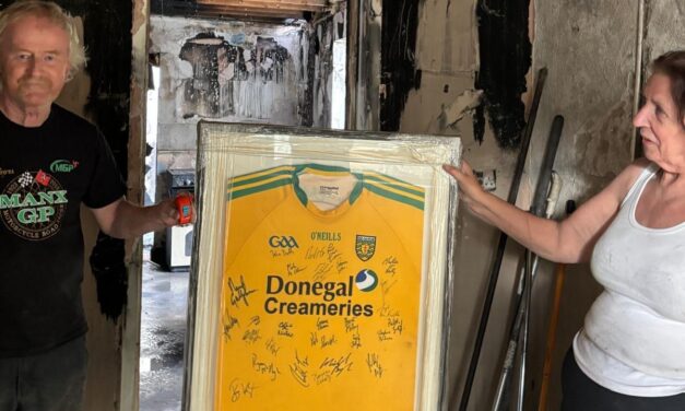 Donegal Signed Jersey Survives Devastating House Fire Near Ashbourne